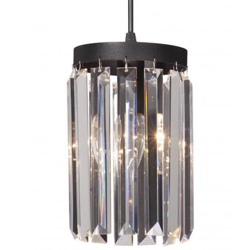 Светильник ODEON CLEAR GLASS Pendant lamp Прозрачное Стекло D 12 Черный матовый Прозрачное Стекло Светильник ODEON CLEAR GLASS Pendant lamp Прозрачное Стекло D 12 Черный матовый Прозрачное Стекло в Барнауле | Loft Concept
