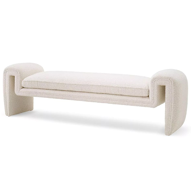 Банкетка Eichholtz Bench Tondo L Белый Банкетка Eichholtz Bench Tondo L Белый в Барнауле | Loft Concept