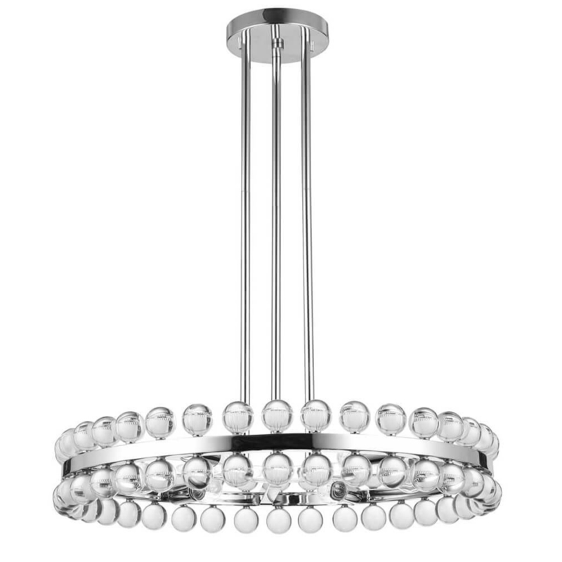 Sacramento Transparent Balls One Circle Chandelier Хром Прозрачный Sacramento Transparent Balls One Circle Chandelier Хром Прозрачный в Барнауле | Loft Concept