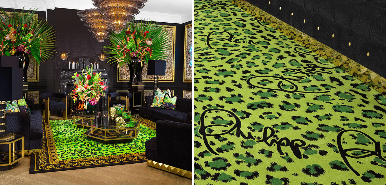 Ковер Philipp Plein Carpet Jungle 300 x 400 cm Зеленый - фото