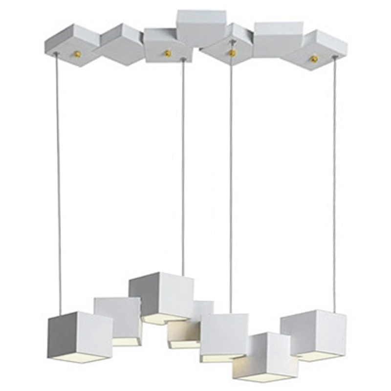 Дизайнерский светодиодный светильник Белый Eight Squares Lamp Белый Дизайнерский светодиодный светильник Белый Eight Squares Lamp Белый в Барнауле | Loft Concept