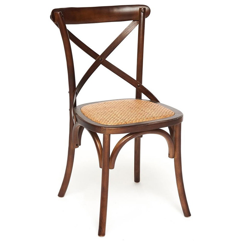 Стул Chaise Provence en Bois noyer foncé тёмный орех Орех Бежевый Стул Chaise Provence en Bois noyer foncé тёмный орех Орех Бежевый в Барнауле | Loft Concept