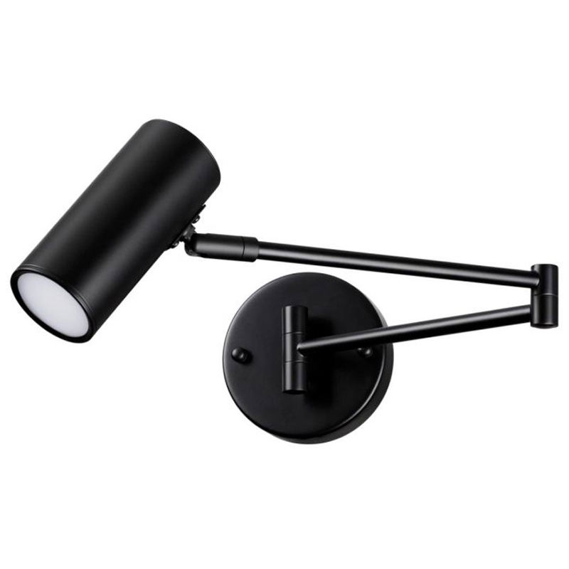 Черное бра поворотное Trumpet Wall Lamp Черный в Барнауле | Loft Concept 