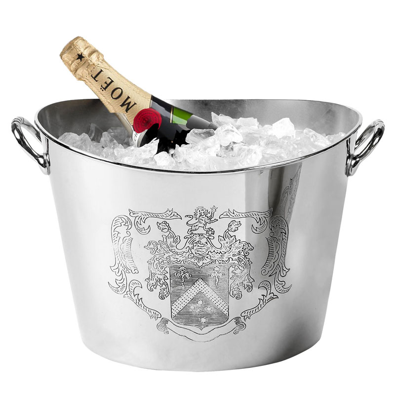 Ведерко для шампанского Eichholtz CHAMPAGNE COOLER MAGGIA Никель Ведерко для шампанского Eichholtz CHAMPAGNE COOLER MAGGIA Никель в Барнауле | Loft Concept