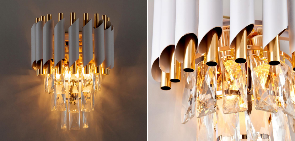 Каскадное бра Empire Crystal Gold Каскадное бра Empire Crystal Gold - Loft-Concept в Барнауле