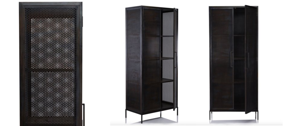 Шкаф Industrial Loft Dark Metal Tali Cabinet Шкаф Industrial Loft Dark Metal Tali Cabinet - Loft-Concept в Барнауле