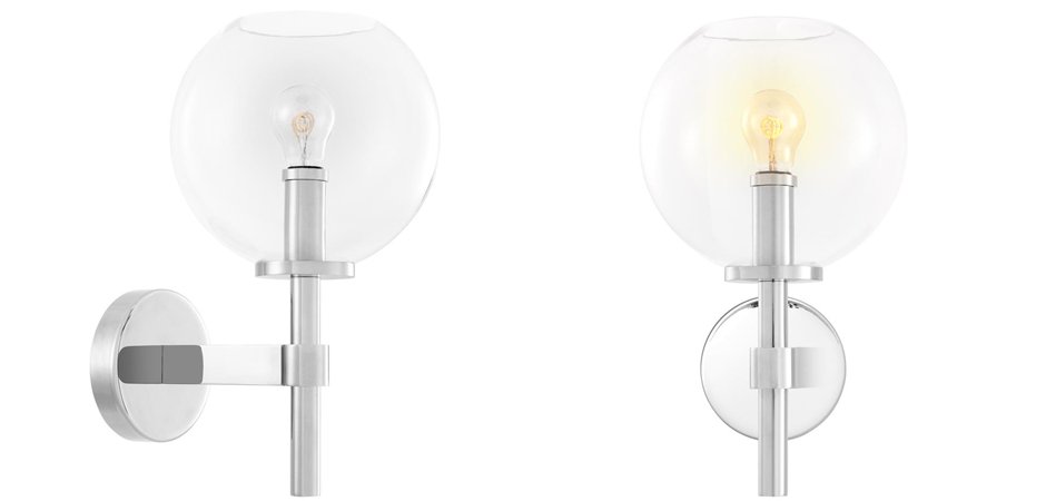 Бра Wall Lamp Jade Nickel Бра Wall Lamp Jade Nickel - Loft-Concept в Барнауле