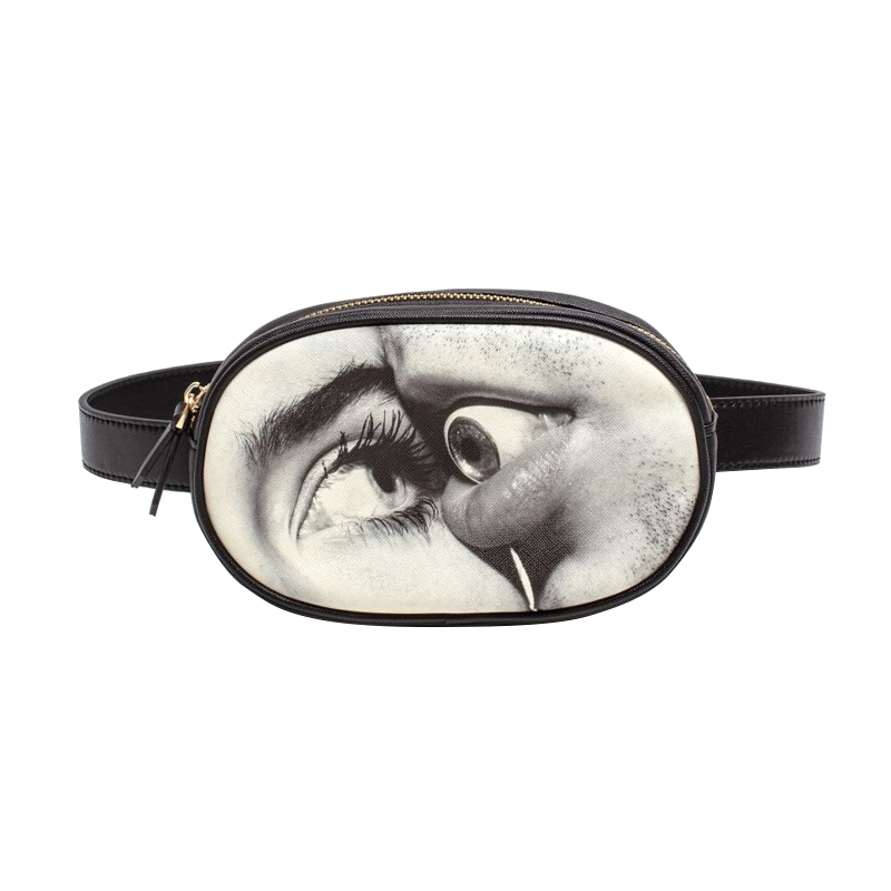 Поясная сумка Seletti Mout eyes Черный Серый Поясная сумка Seletti Mout eyes Черный Серый в Барнауле | Loft Concept