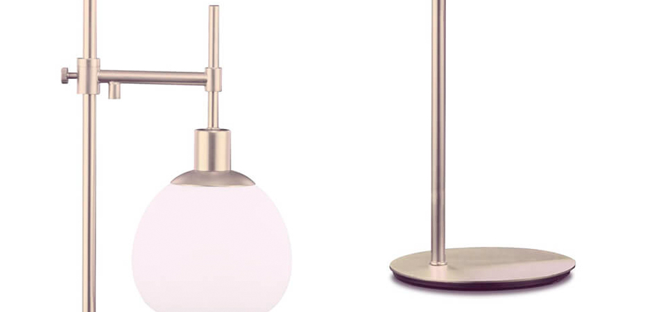 Настольная лампа Tiepolo Ball Table lamp nickel Настольная лампа Tiepolo Ball Table lamp nickel - Loft-Concept в Барнауле