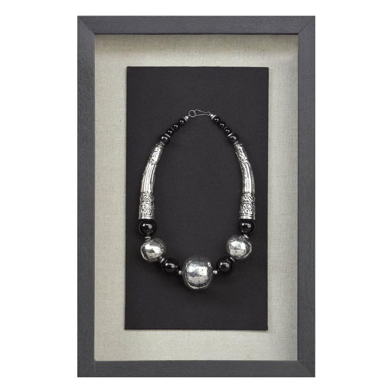 Панно Necklace Wall Accessory IV Черный Серебряный Панно Necklace Wall Accessory IV Черный Серебряный в Барнауле | Loft Concept