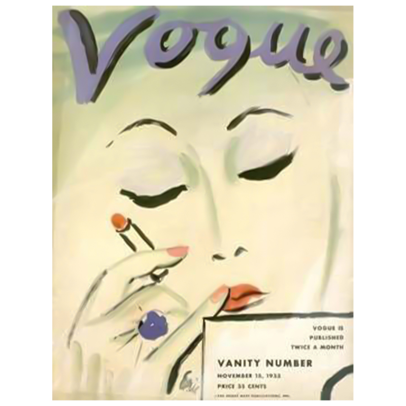 Постер Vogue Cover 1933 November Постер Vogue Cover 1933 November в Барнауле | Loft Concept