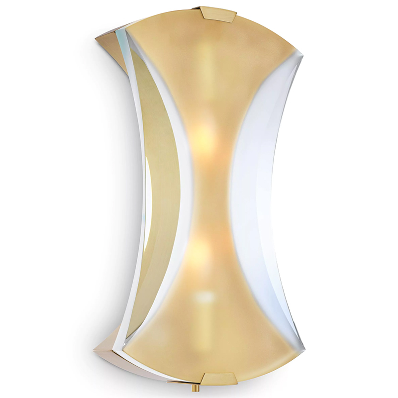Бра Eichholtz Wall Lamp Virgil Латунь Бежевый в Барнауле | Loft Concept 