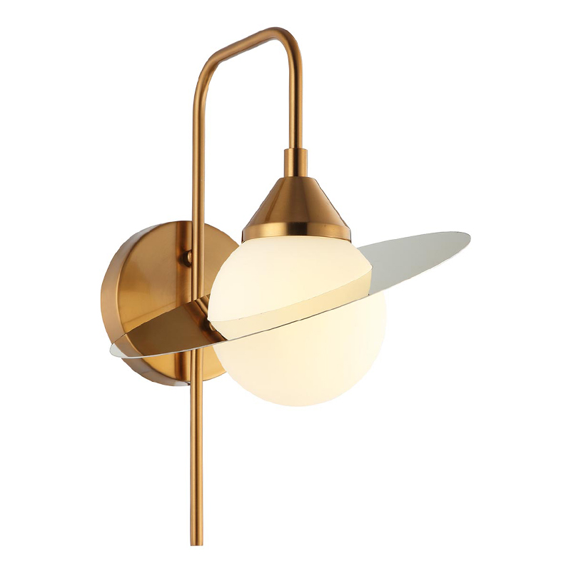 Бра Phainon Gold Wall Lamp Золотой Белый Бра Phainon Gold Wall Lamp Золотой Белый в Барнауле | Loft Concept