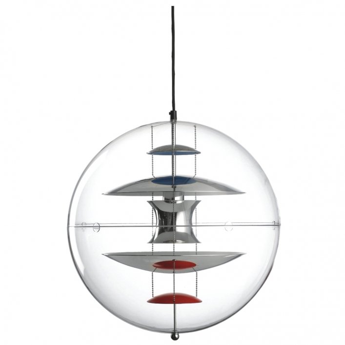 Люстра Verner Panton Vp Globe Прозрачный Люстра Verner Panton Vp Globe Прозрачный в Барнауле | Loft Concept