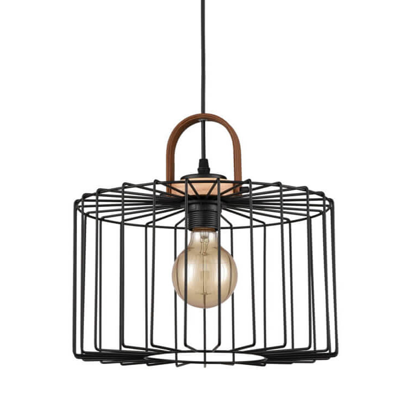 Подвесной светильник Cage Wire Color black D32 Черный Подвесной светильник Cage Wire Color black D32 Черный в Барнауле | Loft Concept