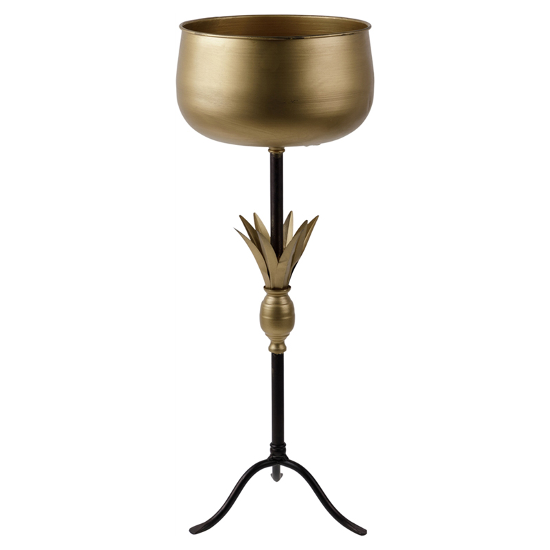 Ваза Leaves Vase Черный Золотой Ваза Leaves Vase Черный Золотой в Барнауле | Loft Concept