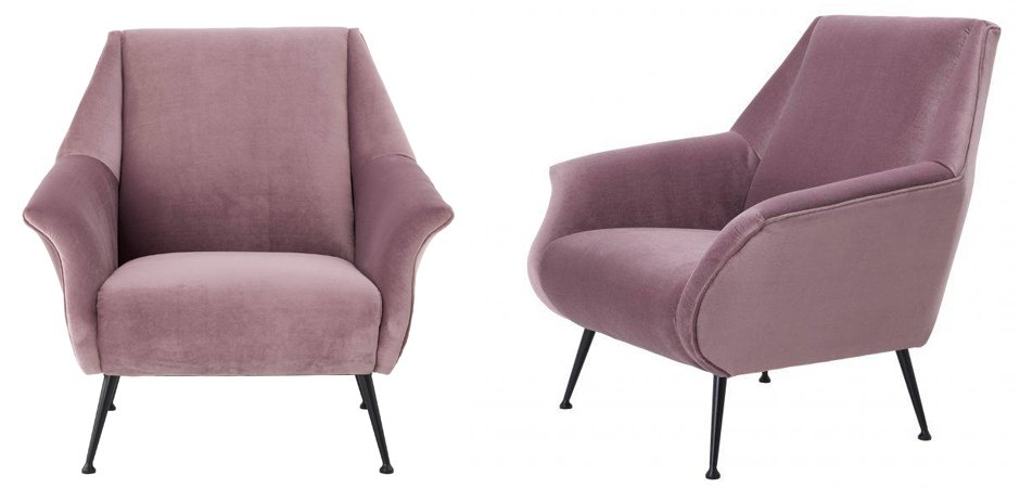Кресло Eichholtz Chair Trezzo Lilac Кресло Eichholtz Chair Trezzo Lilac - Loft-Concept в Барнауле