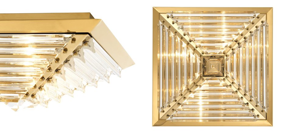 Потолочный светильник Eichholtz Ceiling Lamp Eden Gold Потолочный светильник Eichholtz Ceiling Lamp Eden Gold - Loft-Concept в Барнауле