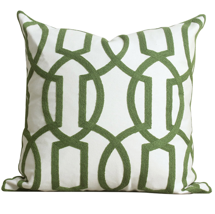 Декоративная подушка Green Ornament #2 Декоративная подушка Green Ornament #2 в Барнауле | Loft Concept