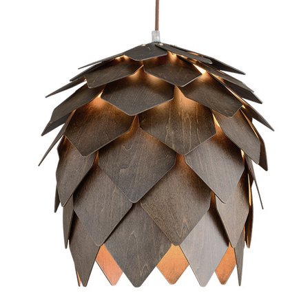 Подвесной светильник Crimea Pine Cone Brown Коричневый Подвесной светильник Crimea Pine Cone Brown Коричневый в Барнауле | Loft Concept