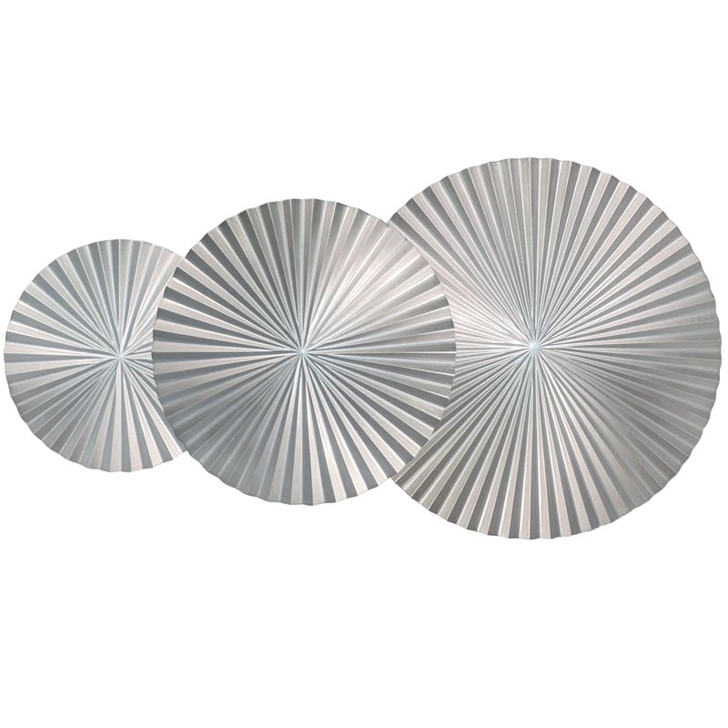 Арт-объект Apollo Silver Wall Plaque Disc 3 Серебряный Арт-объект Apollo Silver Wall Plaque Disc 3 Серебряный в Барнауле | Loft Concept