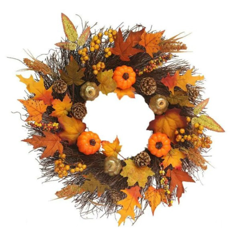Аксессуар на стену Halloween Wreath Оранжевый Коричневый Аксессуар на стену Halloween Wreath Оранжевый Коричневый в Барнауле | Loft Concept