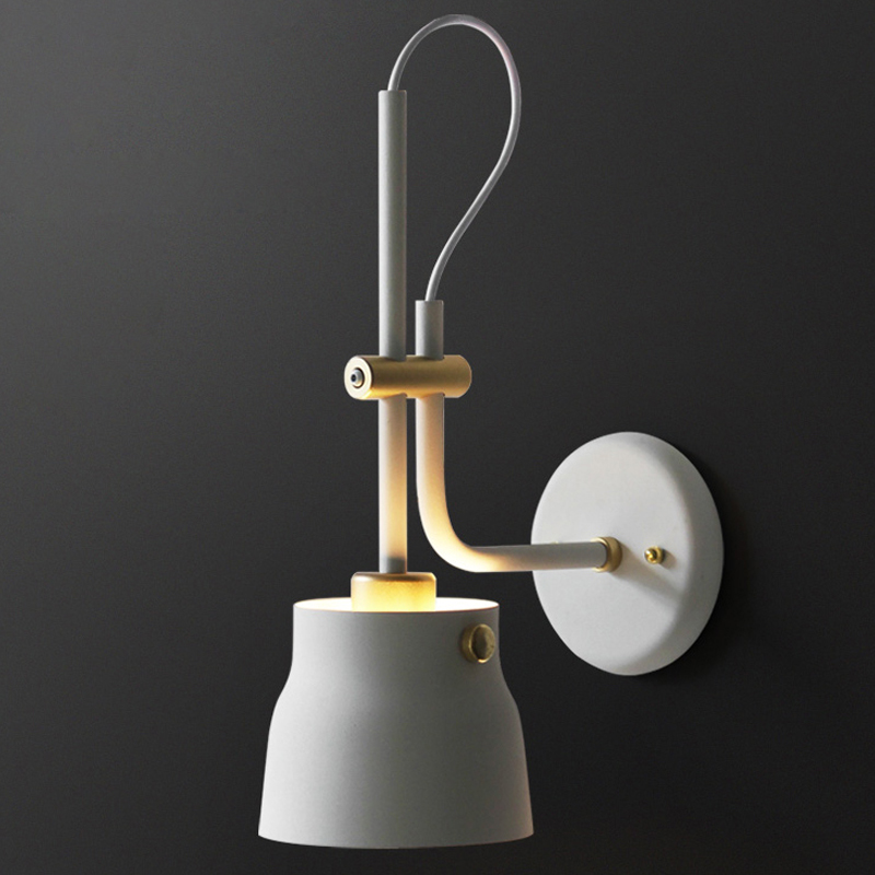 Бра RAM PLASENCIA Wall Lamp white Белый Латунь Бра RAM PLASENCIA Wall Lamp white Белый Латунь в Барнауле | Loft Concept
