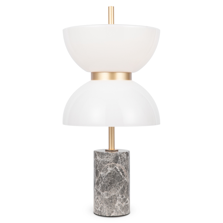 Настольный светильник Gray marble Золотой Серый Настольный светильник Gray marble Золотой Серый в Барнауле | Loft Concept