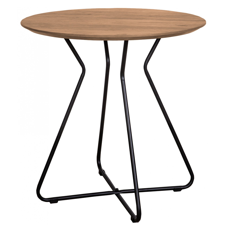 Приставной стол Matron Table round Черный Орех Приставной стол Matron Table round Черный Орех в Барнауле | Loft Concept