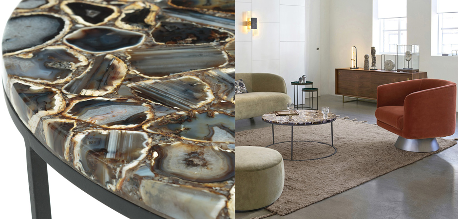 Стол кофейный Natural Agate Стол кофейный Natural Agate - Loft-Concept в Барнауле