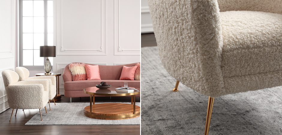 Кресло Milk Boucle Chair Кресло Milk Boucle Chair - Loft-Concept в Барнауле