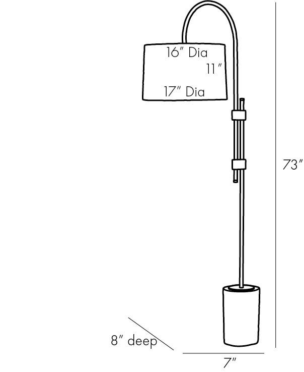 Торшер Arteriors ILY FLOOR LAMP Торшер Arteriors ILY FLOOR LAMP в Барнауле