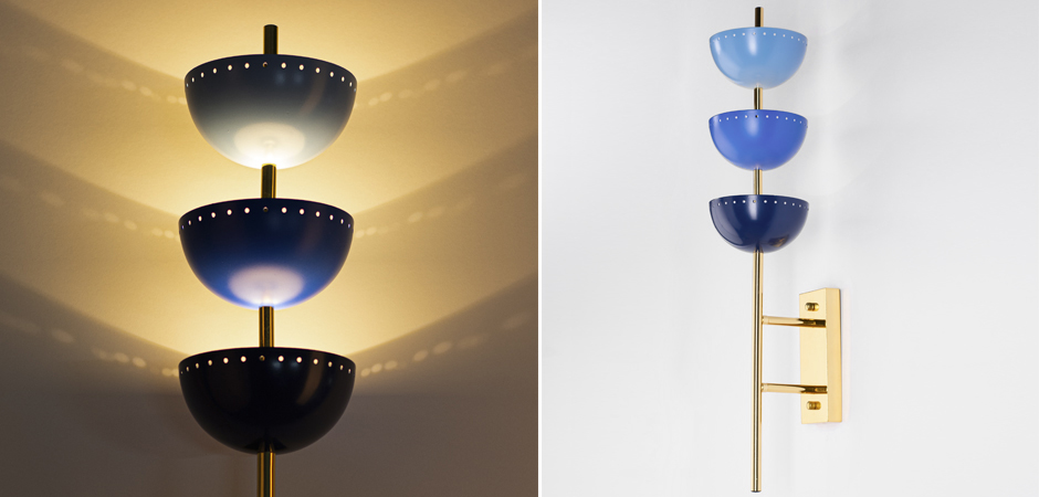 Бра LISBON SCONCE Blue - фото №1