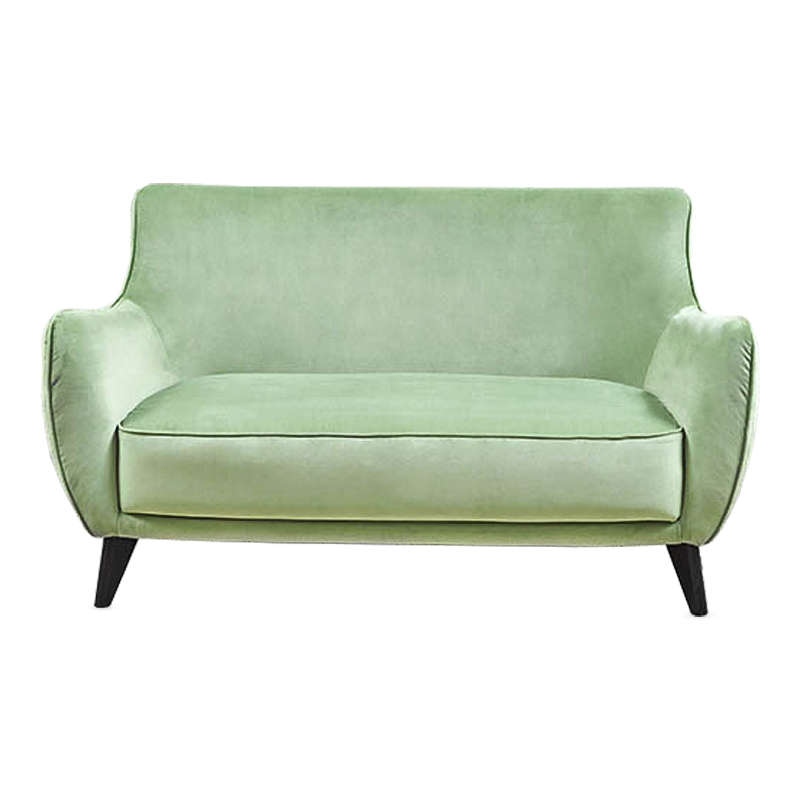 Диван Mint Softness Sofa Зеленый шалфей Черный Диван Mint Softness Sofa Зеленый шалфей Черный в Барнауле | Loft Concept