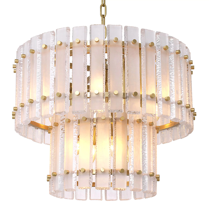 Люстра Eichholtz Chandelier Blason Латунь Прозрачный Люстра Eichholtz Chandelier Blason Латунь Прозрачный в Барнауле | Loft Concept