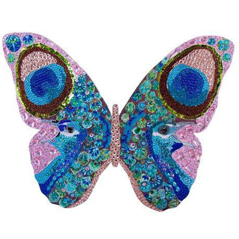 Картина “Peacock Bedazzled Butterfly Cut Out” Мульти в Барнауле | Loft Concept 