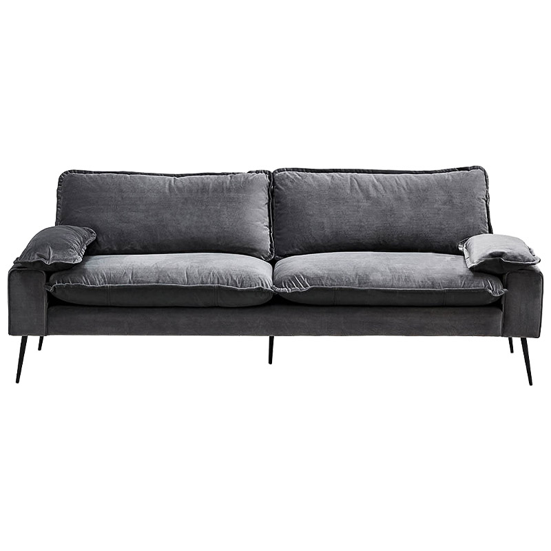 Диван Hilario Sofa Графит Черный Диван Hilario Sofa Графит Черный в Барнауле | Loft Concept
