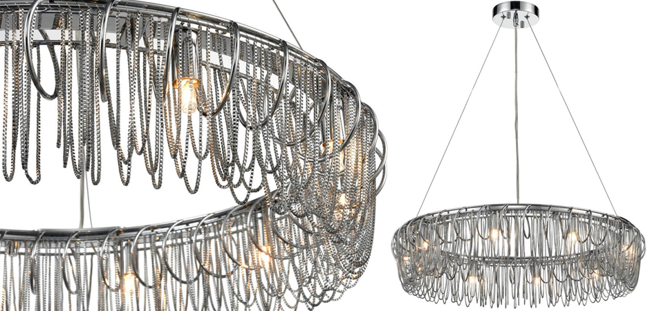 Люстра Spiral & Chains Chrome Circle Люстра Spiral & Chains Chrome Circle - Loft-Concept в Барнауле