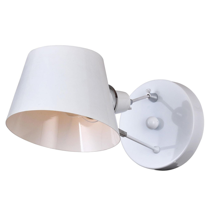Белое бра Retro Future Light Белый Хром Белое бра Retro Future Light Белый Хром в Барнауле | Loft Concept