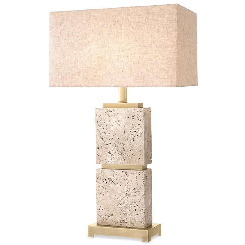 Настольная лампа Eichholtz Table Lamp Newton L Бежево-серый Латунь Настольная лампа Eichholtz Table Lamp Newton L Бежево-серый Латунь в Барнауле | Loft Concept