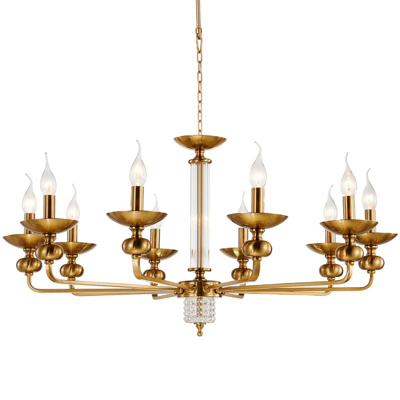 Люстра Adilin Chandelier 91 Бронза Прозрачный Люстра Adilin Chandelier 91 Бронза Прозрачный в Барнауле | Loft Concept