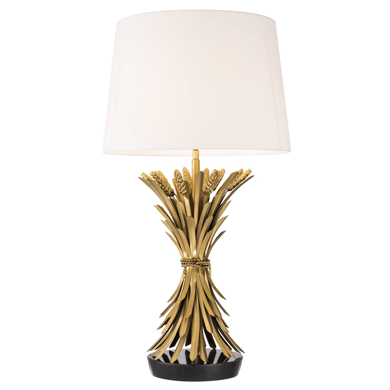 Настольная лампа Eichholtz Table Lamp Bonheur Золотой Белый Черный Настольная лампа Eichholtz Table Lamp Bonheur Золотой Белый Черный в Барнауле | Loft Concept