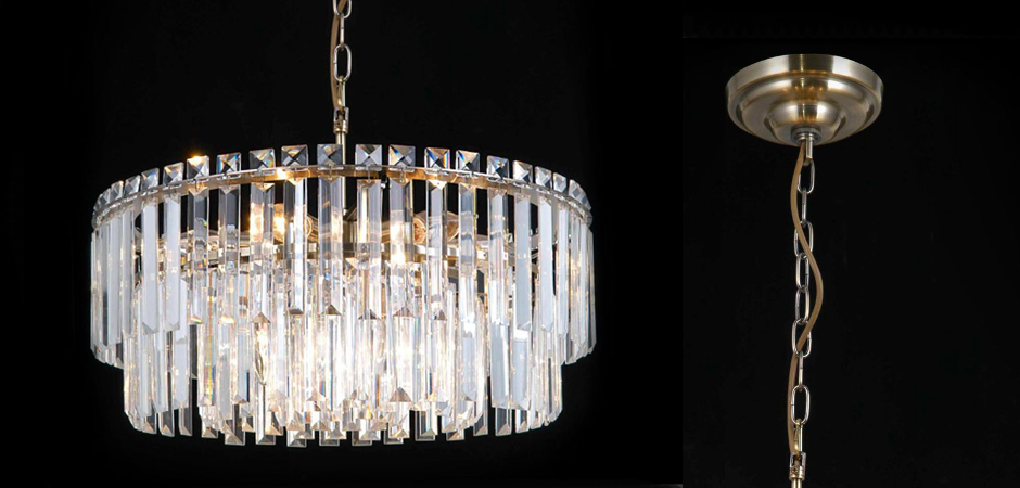 Люстра Odeon Chandelier Прозрачное Стекло Люстра Odeon Chandelier Прозрачное Стекло - Loft-Concept в Барнауле