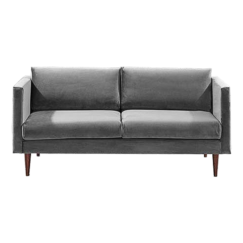 Диван Simple Forms Sofa Gray Серый Коричневый Диван Simple Forms Sofa Gray Серый Коричневый в Барнауле | Loft Concept
