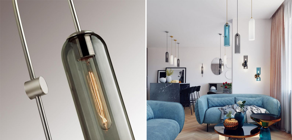 Бра Articolo c дымчатым стеклом Бра Articolo c дымчатым стеклом - Loft-Concept в Барнауле