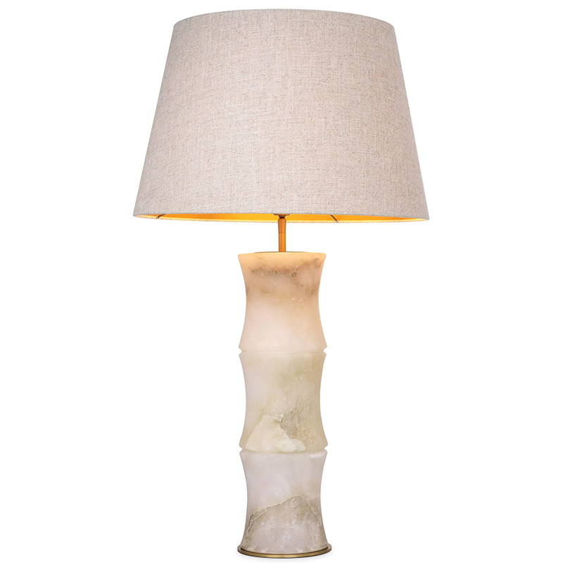 Настольная лампа Eichholtz Table Lamp Bonny Alabaster Латунь Бежевый Бежево-серый Настольная лампа Eichholtz Table Lamp Bonny Alabaster Латунь Бежевый Бежево-серый в Барнауле | Loft Concept