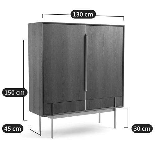 Шкаф из серого дуба Sawada Gray Oak Cabinet Шкаф из серого дуба Sawada Gray Oak Cabinet в Барнауле