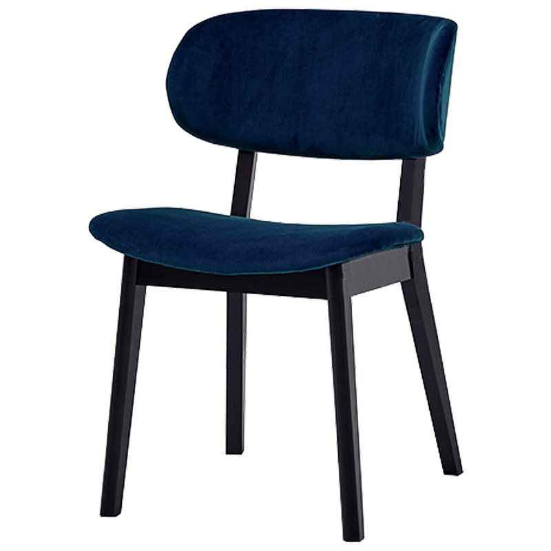 Стул Mungan Stool blue Черный Сапфирово-синий Стул Mungan Stool blue Черный Сапфирово-синий в Барнауле | Loft Concept