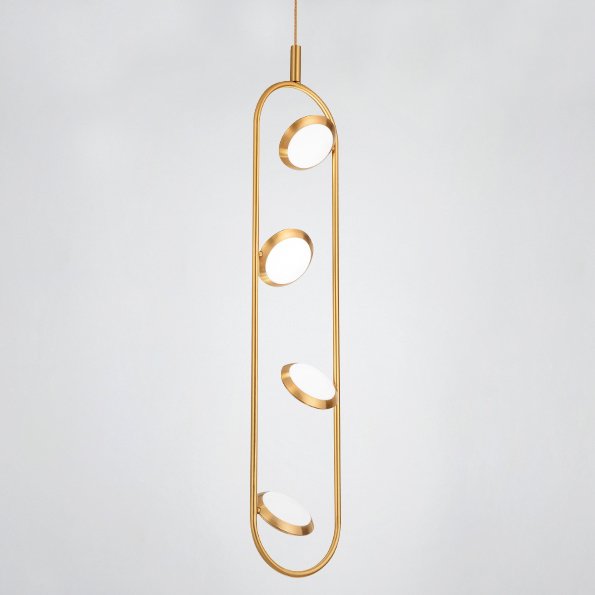 Светильник HOOP LED Four Золотой в Барнауле | Loft Concept 