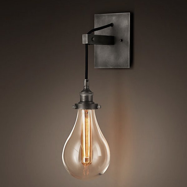 Бра Teardrop Glass Filament Sconce Бра Teardrop Glass Filament Sconce в Барнауле | Loft Concept
